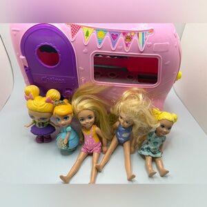Mattel Barbie Chelsea little Dolls Lot Disney Cinderella school kid ballerina